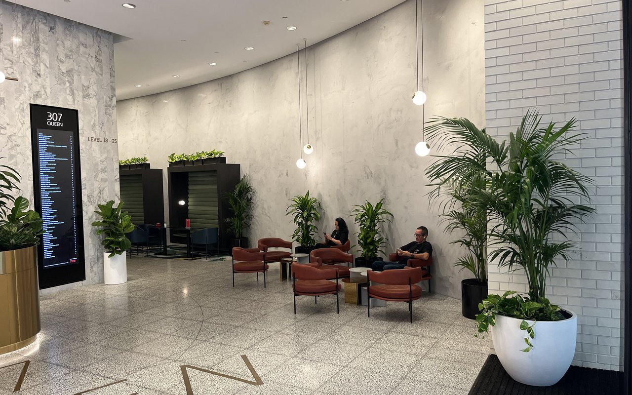 307 Queen Street &mdash; commercial lobby install