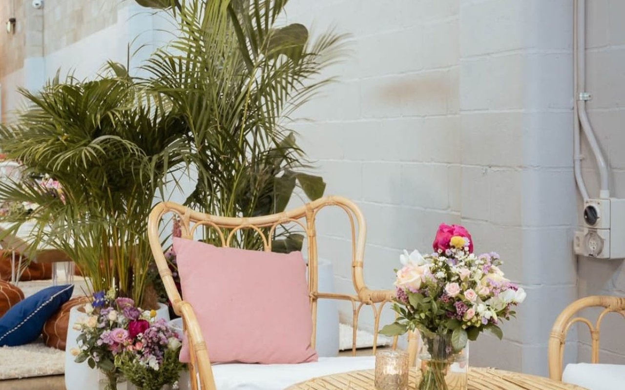 On-site styling adjustments at an event