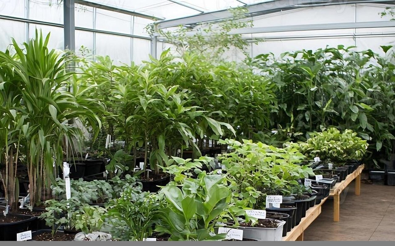 Plants ready for short-term hire at our local nursery